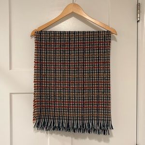 NWOT Anthropologie Maeve Houndstooth Scarf